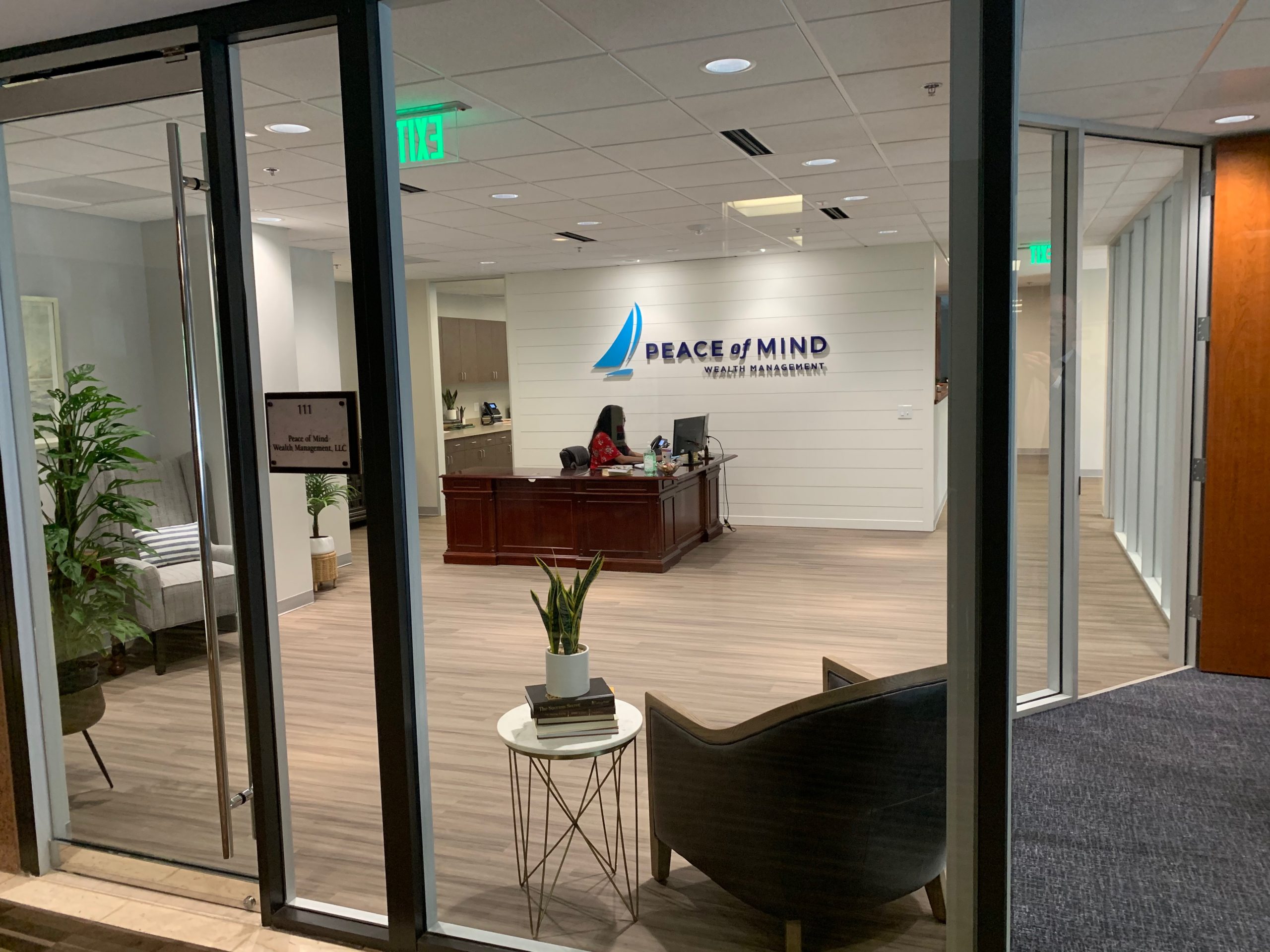 Peace of Mind Logo Signage