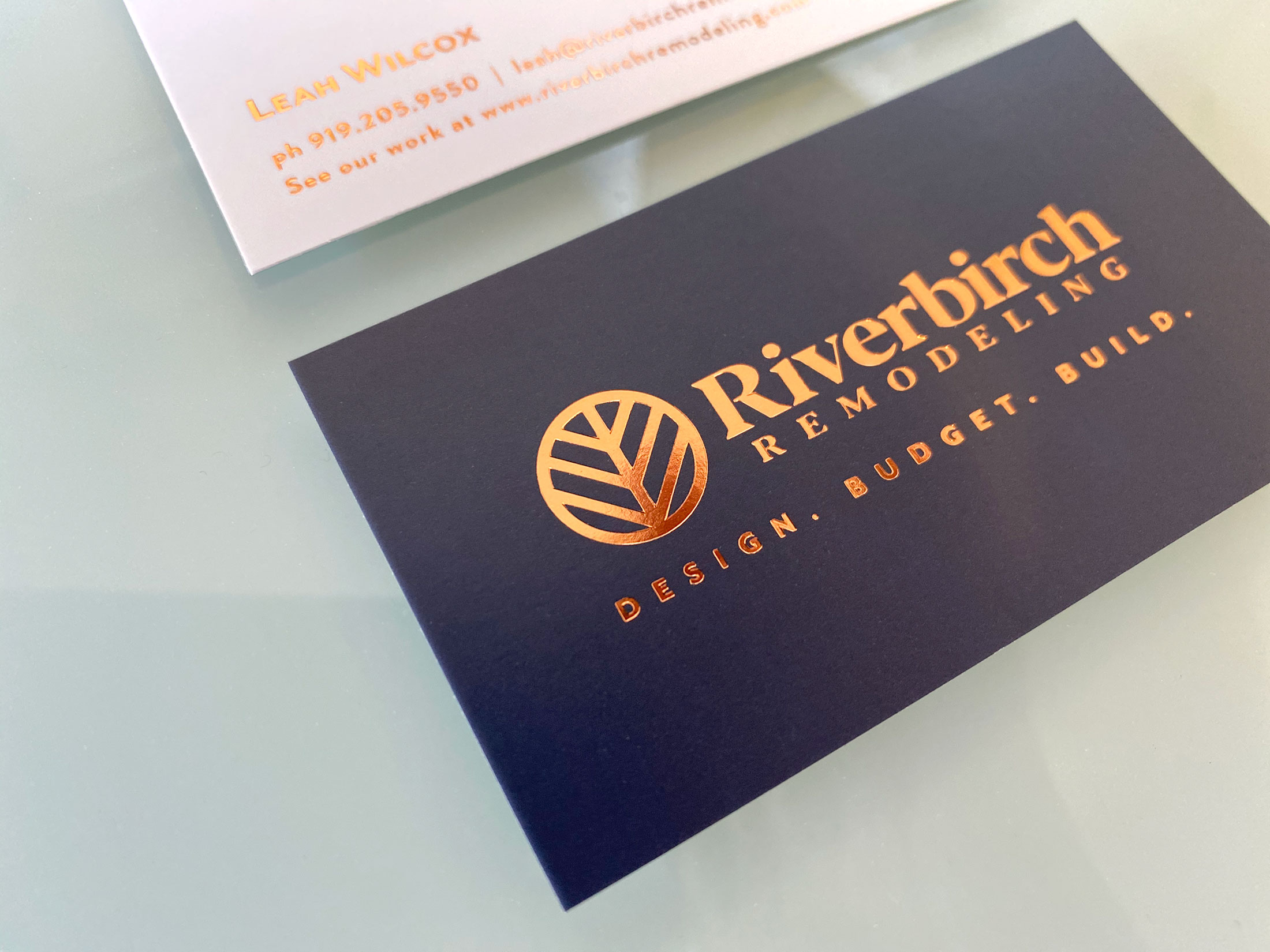 Copper foil business cards